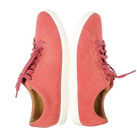 Cole Haan Grand OS Crosscourt II Orange Suede Sneakers 9.5 - Picture 5 of 7